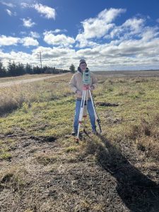 Dave Hart from the Wisconsin Geological Survey doing a survey