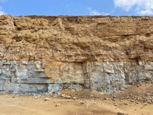 Profile of the Croft Quarry in Fennimore Wisconsin